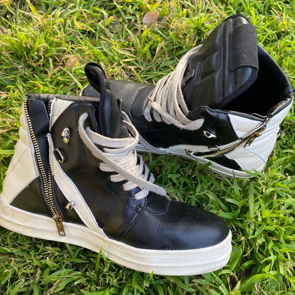 COPY - Rick Owens Geobasket Style Shoes reps - Picture 4 of 10